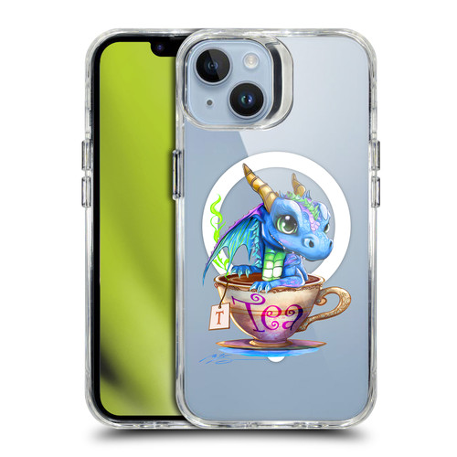 Ruth Thompson Cups and Dragons Tea SHOCKPROOF BUMPER CASE COMPATIBLE WITH Apple iPhone 14 & MAGSAFE