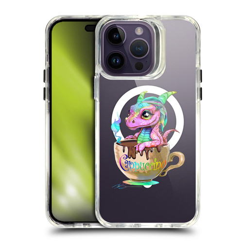 Ruth Thompson Cups and Dragons Cappuccino SHOCKPROOF BUMPER CASE COMPATIBLE WITH Apple iPhone 14 Pro Max & MAGSAFE