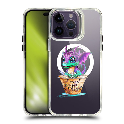 Ruth Thompson Cups and Dragons Iced Coffee SHOCKPROOF BUMPER CASE COMPATIBLE WITH Apple iPhone 14 Pro Max & MAGSAFE