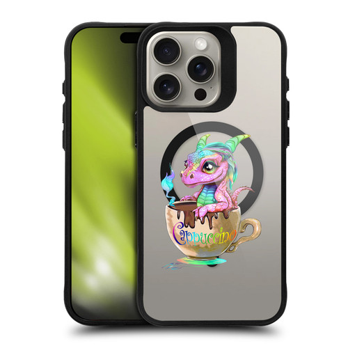 Ruth Thompson Cups and Dragons Cappuccino BLACK SHOCKPROOF BUMPER CASE COMPATIBLE WITH Apple iPhone 15 Pro Max & MAGSAFE