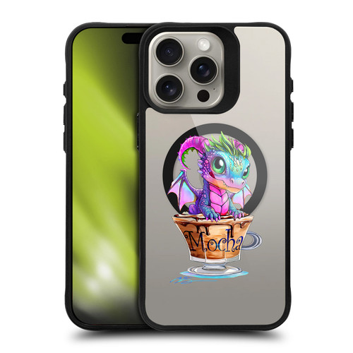 Ruth Thompson Cups and Dragons Mocha BLACK SHOCKPROOF BUMPER CASE COMPATIBLE WITH Apple iPhone 15 Pro Max & MAGSAFE