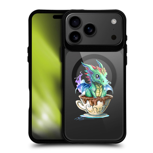 Ruth Thompson Cups and Dragons Chai BLACK SHOCKPROOF BUMPER CASE COMPATIBLE WITH Apple iPhone 17 Pro Max & MAGSAFE