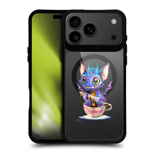 Ruth Thompson Cups and Dragons Espresso BLACK SHOCKPROOF BUMPER CASE COMPATIBLE WITH Apple iPhone 17 Pro Max & MAGSAFE