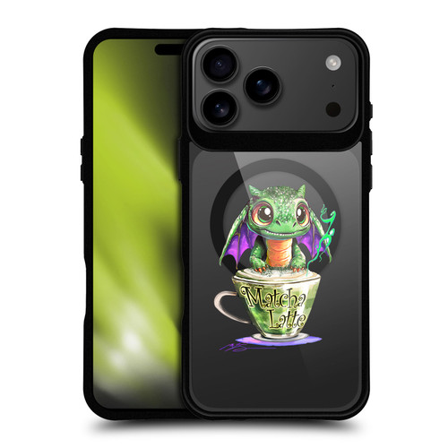 Ruth Thompson Cups and Dragons Matcha BLACK SHOCKPROOF BUMPER CASE COMPATIBLE WITH Apple iPhone 17 Pro Max & MAGSAFE