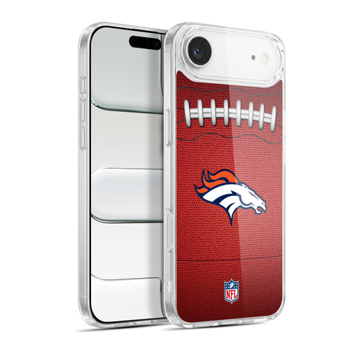 NFL Denver Broncos Graphics Football Soft Gel Case for Apple iPhone 17 Air