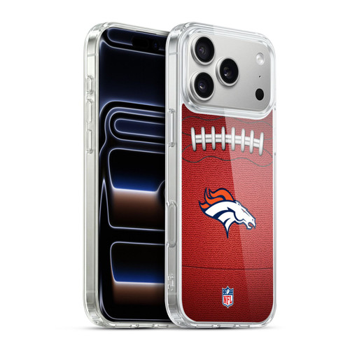 NFL Denver Broncos Graphics Football Soft Gel Case for Apple iPhone 17 Pro Max