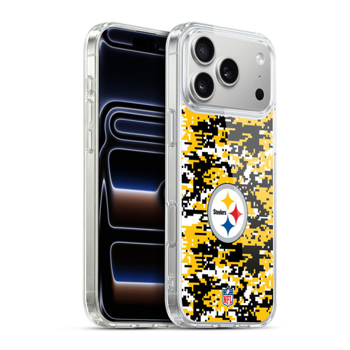 NFL Pittsburgh Steelers Graphics Digital Camouflage Soft Gel Case for Apple iPhone 17 Pro Max