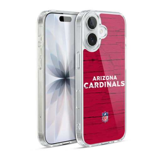 NFL Arizona Cardinals Logo Distressed Look Soft Gel Case for Apple iPhone 17