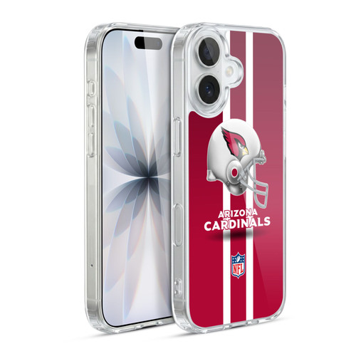 NFL Arizona Cardinals Logo Helmet Soft Gel Case for Apple iPhone 17