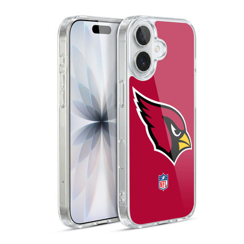 NFL Arizona Cardinals Logo Plain Soft Gel Case for Apple iPhone 17
