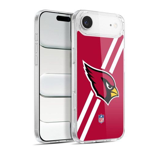 NFL Arizona Cardinals Logo Stripes Soft Gel Case for Apple iPhone 17 Air