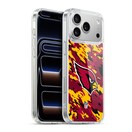 NFL Arizona Cardinals Logo Camou Soft Gel Case for Apple iPhone 17 Pro Max