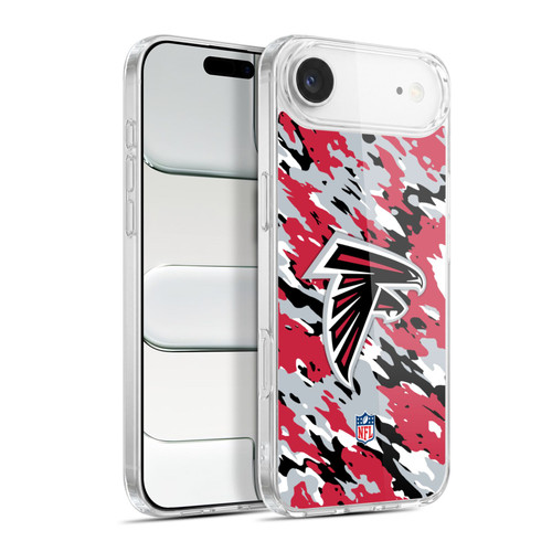NFL Atlanta Falcons Logo Camou Soft Gel Case for Apple iPhone 17 Air