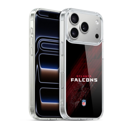 NFL Atlanta Falcons Logo Blur Soft Gel Case for Apple iPhone 17 Pro