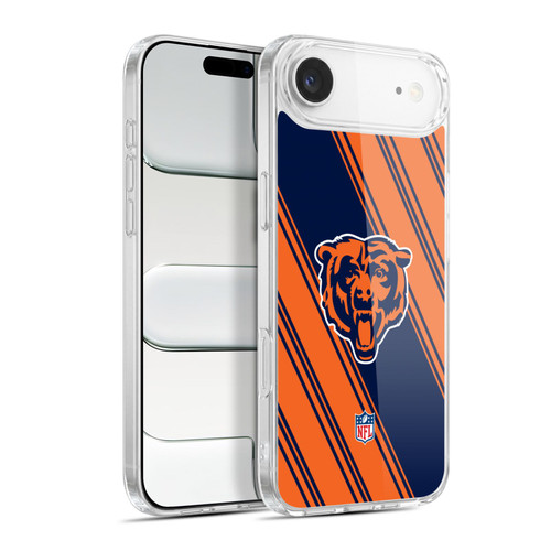 NFL Chicago Bears Artwork Stripes Soft Gel Case for Apple iPhone 17 Air
