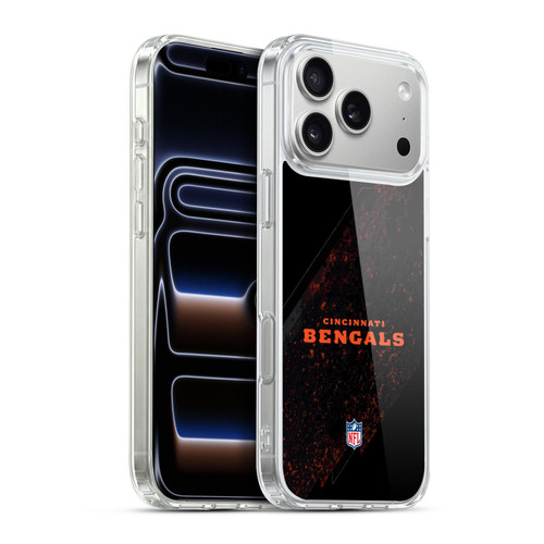 NFL Cincinnati Bengals Logo Blur Soft Gel Case for Apple iPhone 17 Pro Max