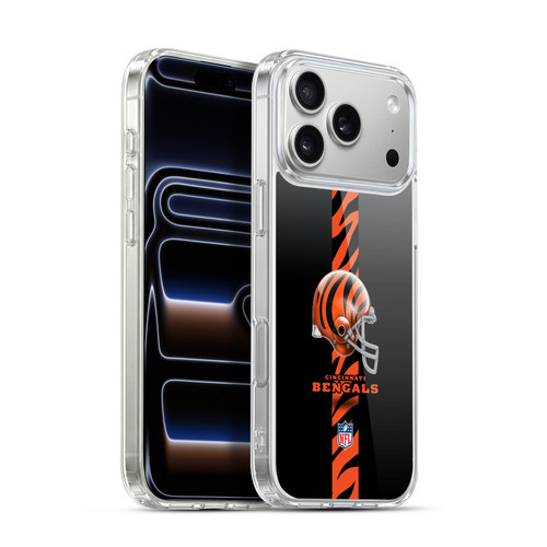 NFL Cincinnati Bengals Logo Helmet Soft Gel Case for Apple iPhone 17 Pro Max