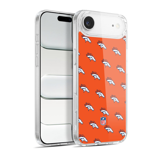 NFL Denver Broncos Artwork Patterns Soft Gel Case for Apple iPhone 17 Air