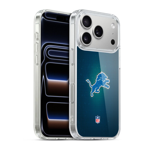 NFL Detroit Lions Artwork LED Soft Gel Case for Apple iPhone 17 Pro