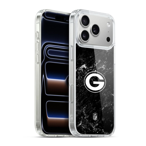 NFL Green Bay Packers Artwork Marble Soft Gel Case for Apple iPhone 17 Pro Max