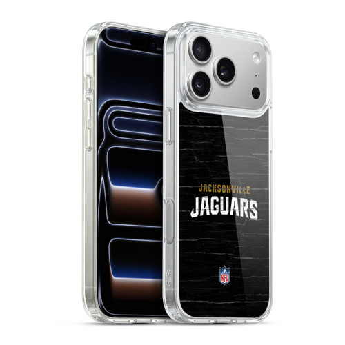 NFL Jacksonville Jaguars Logo Distressed Look Soft Gel Case for Apple iPhone 17 Pro Max