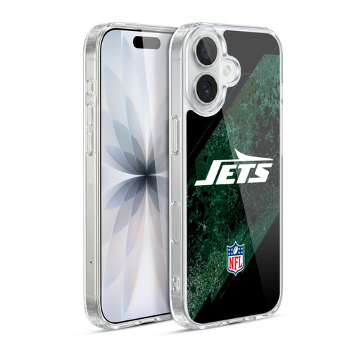 NFL New York Jets Logo Blur Soft Gel Case for Apple iPhone 17
