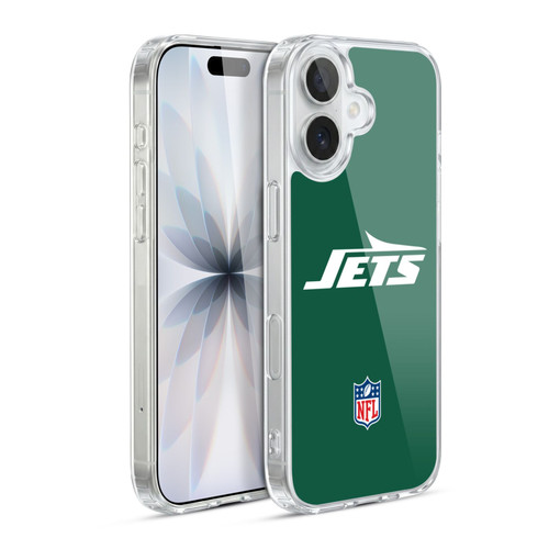 NFL New York Jets Logo Plain Soft Gel Case for Apple iPhone 17