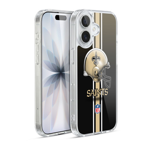 NFL New Orleans Saints Logo Helmet Soft Gel Case for Apple iPhone 17