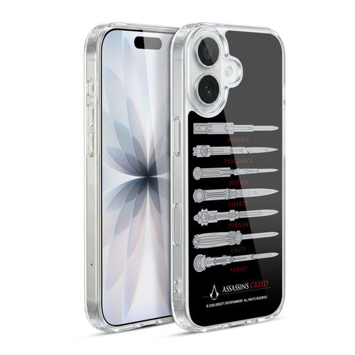 Assassin's Creed Legacy Typography Blades Soft Gel Case for Apple iPhone 17