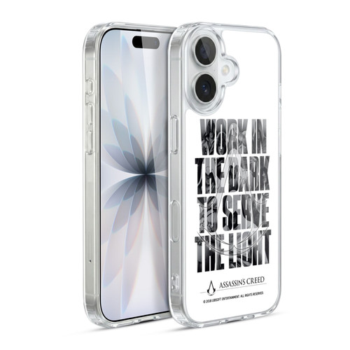 Assassin's Creed Legacy Typography Double Exposure Soft Gel Case for Apple iPhone 17