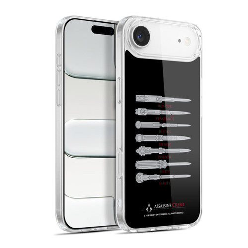 Assassin's Creed Legacy Typography Blades Soft Gel Case for Apple iPhone 17 Air