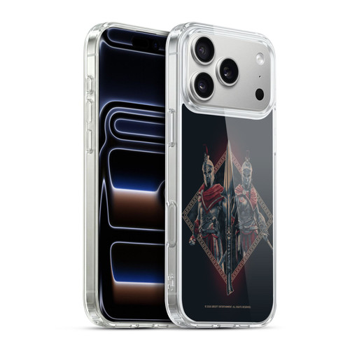 Assassin's Creed Odyssey Artwork Alexios And Kassandra Soft Gel Case for Apple iPhone 17 Pro Max