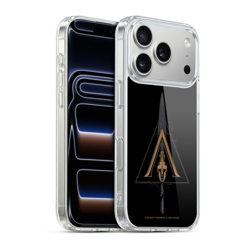 Assassin's Creed Odyssey Artwork Crest & Broken Spear Soft Gel Case for Apple iPhone 17 Pro