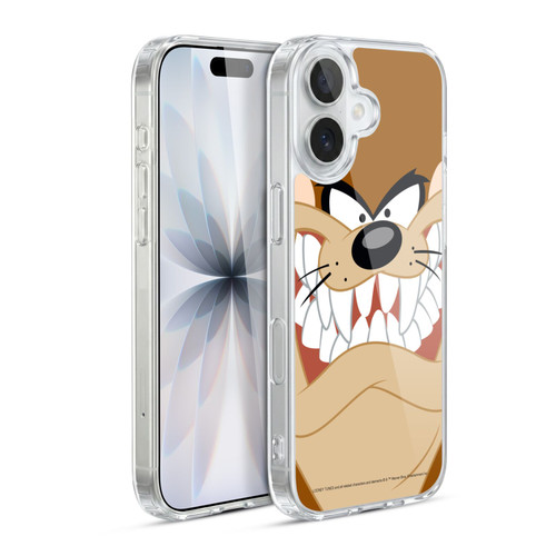 Looney Tunes Full Face Tasmanian Devil Soft Gel Case for Apple iPhone 17