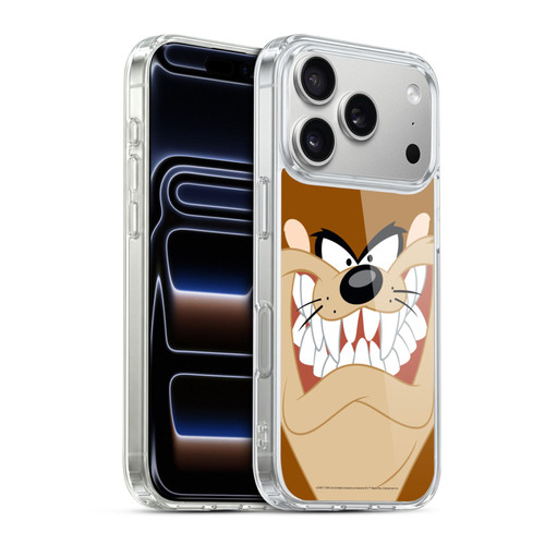 Looney Tunes Full Face Tasmanian Devil Soft Gel Case for Apple iPhone 17 Pro