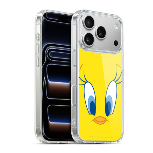 Looney Tunes Full Face Tweety Soft Gel Case for Apple iPhone 17 Pro
