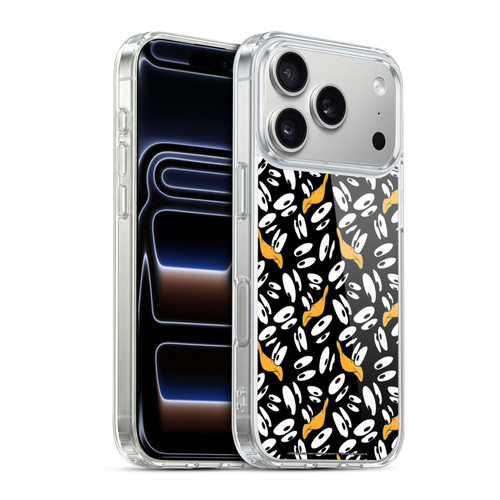 Looney Tunes Patterns Daffy Duck Soft Gel Case for Apple iPhone 17 Pro