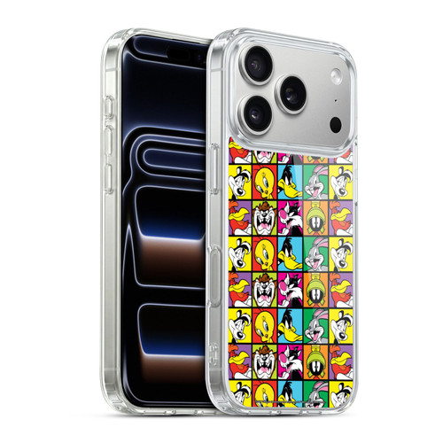 Looney Tunes Patterns Tiles Soft Gel Case for Apple iPhone 17 Pro