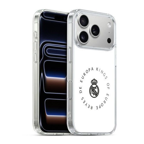Real Madrid CF Legend Europa Kings Soft Gel Case for Apple iPhone 17 Pro