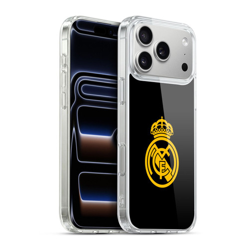 Real Madrid CF Origin Gold Logo Soft Gel Case for Apple iPhone 17 Pro Max