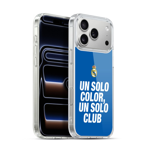 Real Madrid CF Origin Un Solo Soft Gel Case for Apple iPhone 17 Pro Max