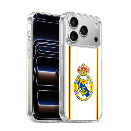 Real Madrid CF Retro Bring Back 99/00 White Soft Gel Case for Apple iPhone 17 Pro
