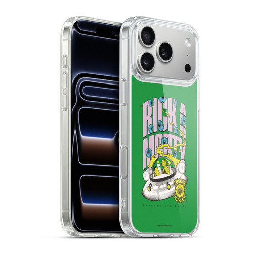 Rick And Morty Duo Graphics The Space Cruiser Soft Gel Case for Apple iPhone 17 Pro Max