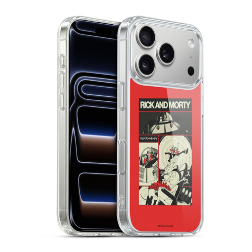 Rick And Morty Duo Graphics The Space Cruiser Collage Soft Gel Case for Apple iPhone 17 Pro