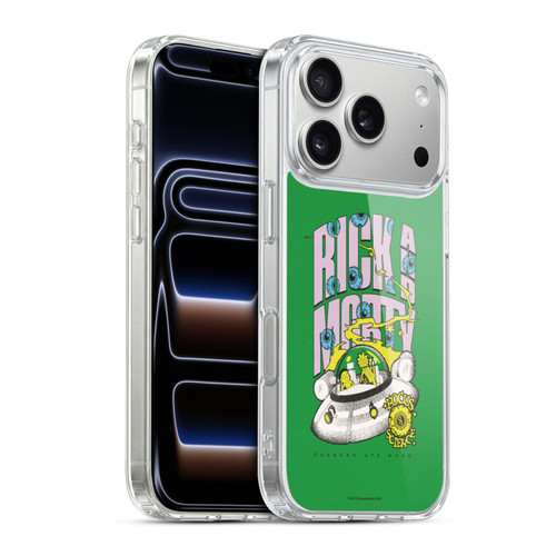 Rick And Morty Duo Graphics The Space Cruiser Soft Gel Case for Apple iPhone 17 Pro