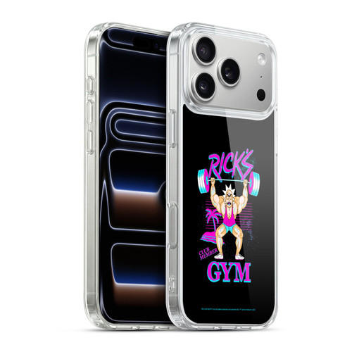 Rick And Morty Season 1 & 2 Graphics Rick's Gym Soft Gel Case for Apple iPhone 17 Pro Max