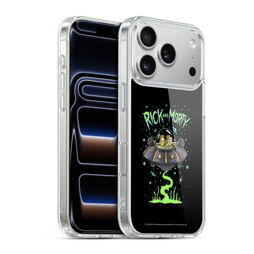 Rick And Morty Season 1 & 2 Graphics The Space Cruiser Soft Gel Case for Apple iPhone 17 Pro