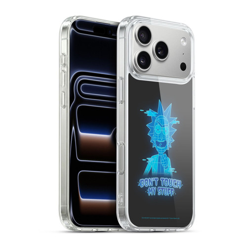 Rick And Morty Season 5 Graphics Don't Touch My Stuff Soft Gel Case for Apple iPhone 17 Pro Max