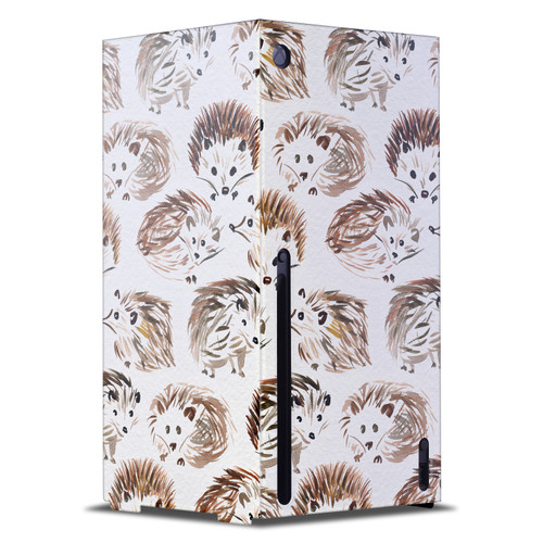Cat Coquillette Art Mix Hedgehogs Game Console Wrap Case Cover for Microsoft Xbox Series X