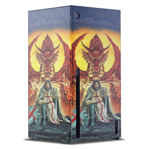 Ed Beard Jr Dragons Knight Templar Friendship Game Console Wrap Case Cover for Microsoft Xbox Series X